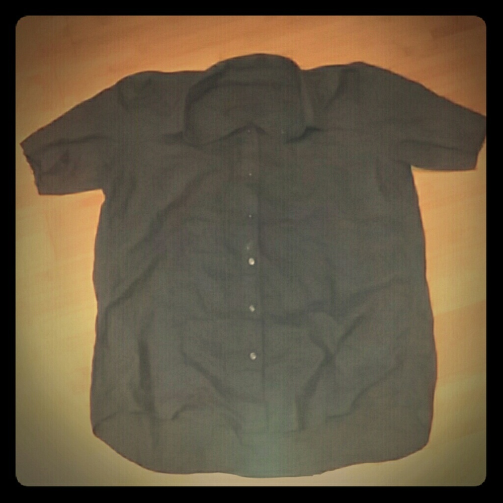 Grey button up shirt